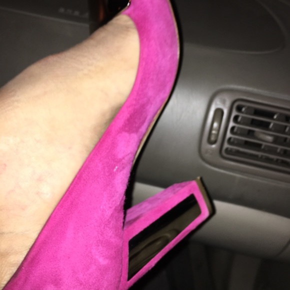 Dior high heels pink never used